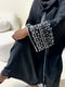 Dazzling Blanche Open Abaya