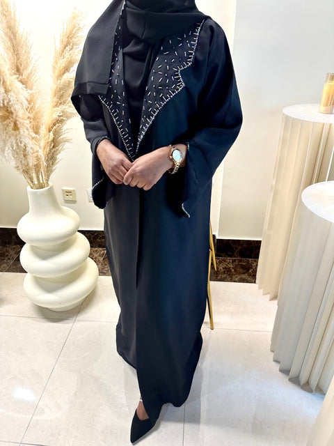 Black Glam Blazer Abaya