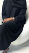Starry Nights Closed Black Abaya
