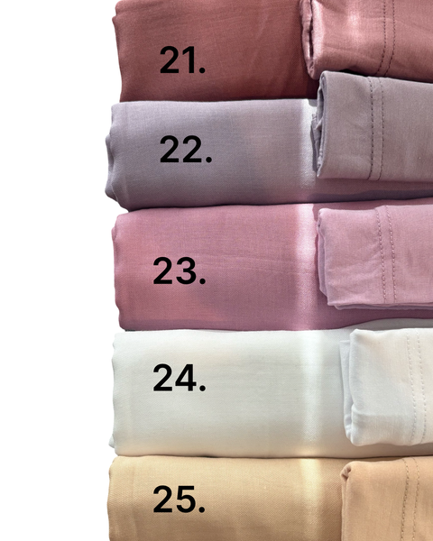 Modal hijab + underscarf set