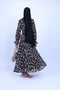 Amaya Patterned Chiffon A-Line Dress
