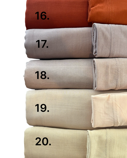 Modal hijab + underscarf set
