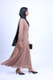 Amaya Fudge Chiffon A-Line Dress