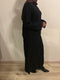 BLACK CLOSED WINTER ABAYA