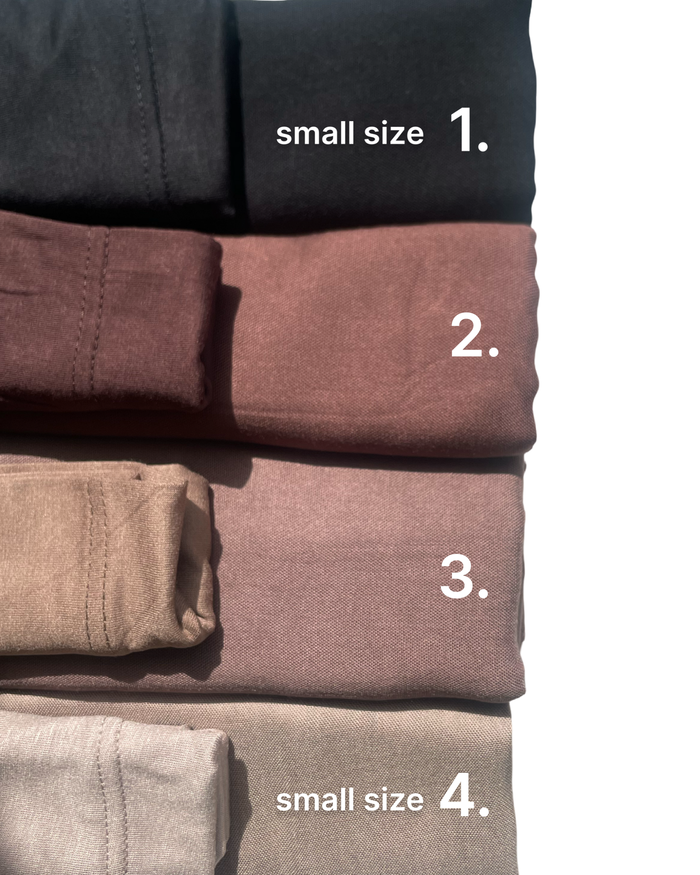 Modal hijab + underscarf set