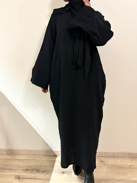 Black Linen Dress
