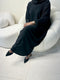 Starry Nights Closed Black Abaya