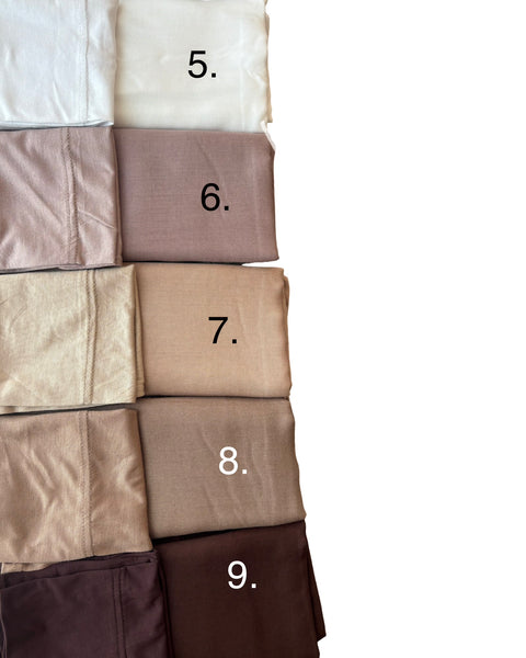 Modal hijab + underscarf set