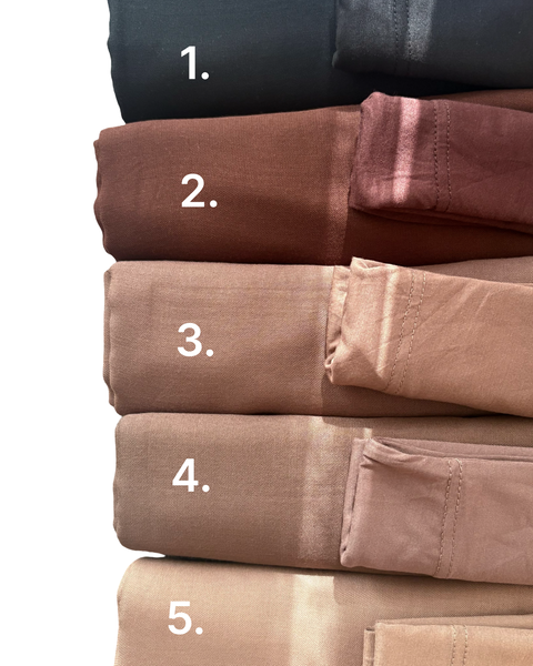 Modal hijab + underscarf set
