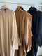 BLACK PLAIN CLOSED ABAYA (clearance)
