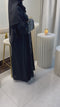 Dazzling Blanche Open Abaya