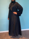 BLACK PLAIN CLOSED ABAYA (clearance)